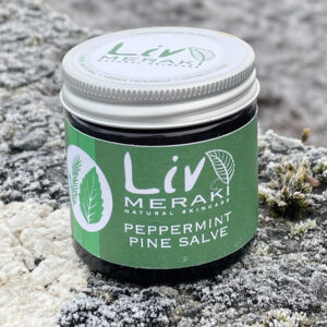 Moisturising Balms & Salves, Peppermint, Pine Needle, Tamanu Oil, Vitamin E rich, All skin types, Gently cooling, refreshing, Beautiful Botanicals, natural botanicals, 100% natural, handmade, vegan friendly, cruelty free, Irish made, Made in Mayo