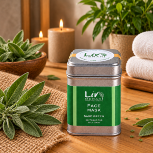 Botanical Clay Face Mask : Sage Green